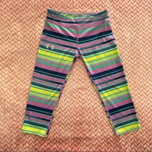 Under Armor Athletic Leggings Kids Girls Size L